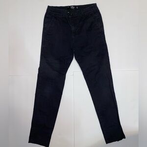 Hollister Black Skinny Chino Size: 28x30